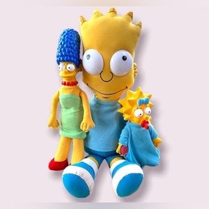 90s Simpsons Figures Retro Collectible Toy Lot